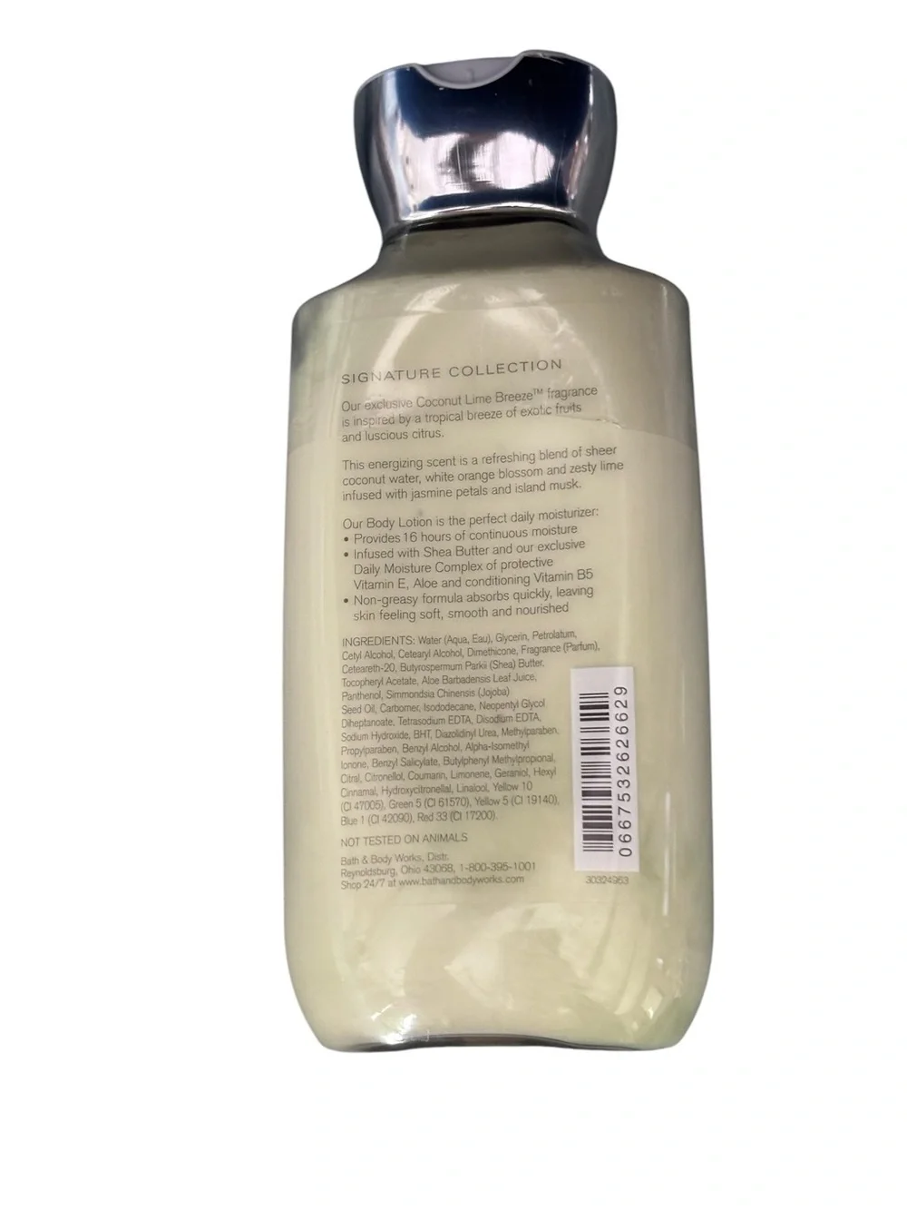 Bath & Body Works 8 oz Coconut Lime Breeze Body Lotion, Retired Scent, NEW
